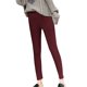 thumbnail image 4 of Gibobby leggings niña Leggings cómodos para mujer Pantalones casuales Elástico Cintura alta Patrón retro Impreso Forro polar Capris Termal Leggings de invierno de longitud completa（Vino， S), 4 of 5