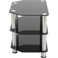 thumbnail image 3 of AVF Steel TV Stand with Cable Management for up to 42" TVs in Black/Chrome, 3 of 6