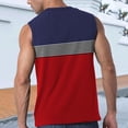 thumbnail image 5 of kpoplk Tank Top Men,Mens Tank Tops Sleeveless Muscle Shirts for Men,Workout Gym Fitness Training Bodybuilding Cotton Tee Shirt Red,M, 5 of 5