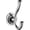 Chrome, variant on Linden Double Robe Hook in Stainless Steel
