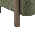 thumbnail image 5 of Christopher Knight Home Modern Boucle Upholstered Accent Chair, Lounge Chair with Solid Wood Legs, Green, 5 of 9