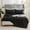 🔥 Black, variant on Viflosae Fitted Sheets Fitted Sheet Bed Sheet Set 3 Piece Solid Color Brushed Microfiber Core Bedding Set Soft Breathable Deep Pocket Fitted Sheet Flat Sheet Pillowcase Set for Guest Room