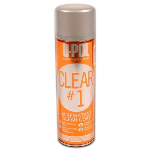 Clear Coat U-POL Products 0796 Clear Clear 1 de alto brillo, 450 m