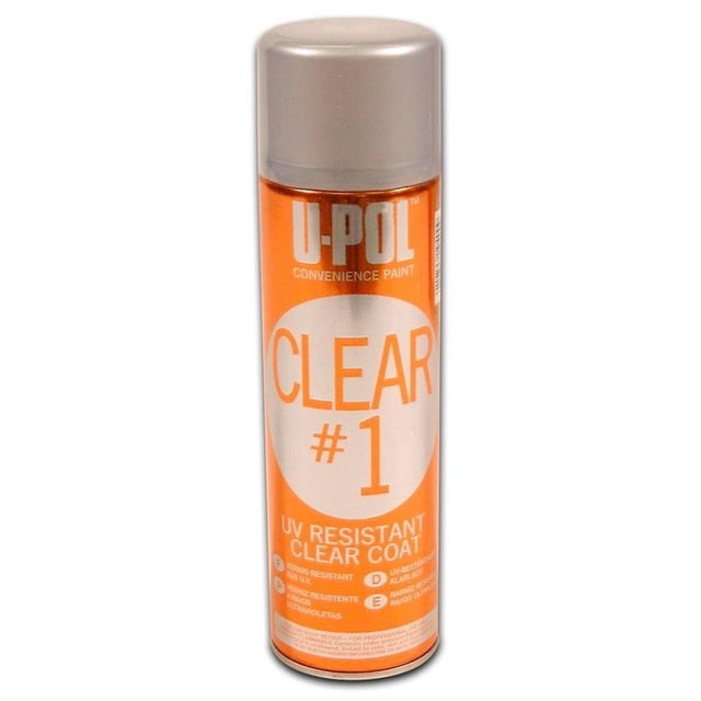 Clear Coat U-POL Products 0796 Clear Clear 1 de alto brillo, 450 m