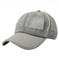thumbnail image 2 of Weikingp Clearance! Baseball Cap, Summer Women Cap Baseball Breathable Men Hats Sport Mesh Baseball Caps, Womens Baseball Caps, Sun Hats for Women Grey, 2 of 2