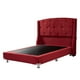 thumbnail image 3 of Box Base Cama Matrimonial + Cabecera Zefyr Rojo, 3 of 7