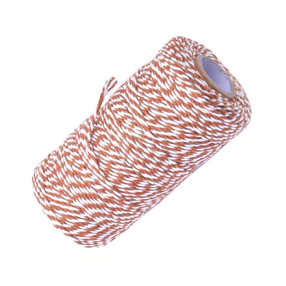 pitrice Cotton Twine Cord Double Color Holiday Twine Decorative Bakers Twine for DIY Crafts and Gift Wrapping Bonus