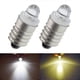 thumbnail image 4 of 5pcs E10 LED Bulb 3V DC Warm/White Screw Lamp Replacement For Torch Flashlight Light, 4 of 4