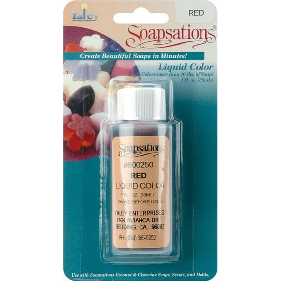 Soapsations Liquid Soap Color Red