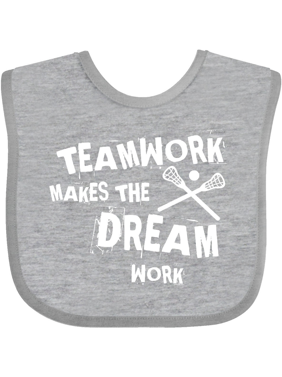 Inktastic Lacrosse Teamwork Infant Bib Unisex Heather Walmart Com
