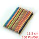thumbnail image 1 of 4 tamaños diferentes palos de madera naranja para empujador de cutículas herramienta para quitar cutículas tenedores para uñas herramientas de manicura 10/30/50/100 unids/set, 1 of 5
