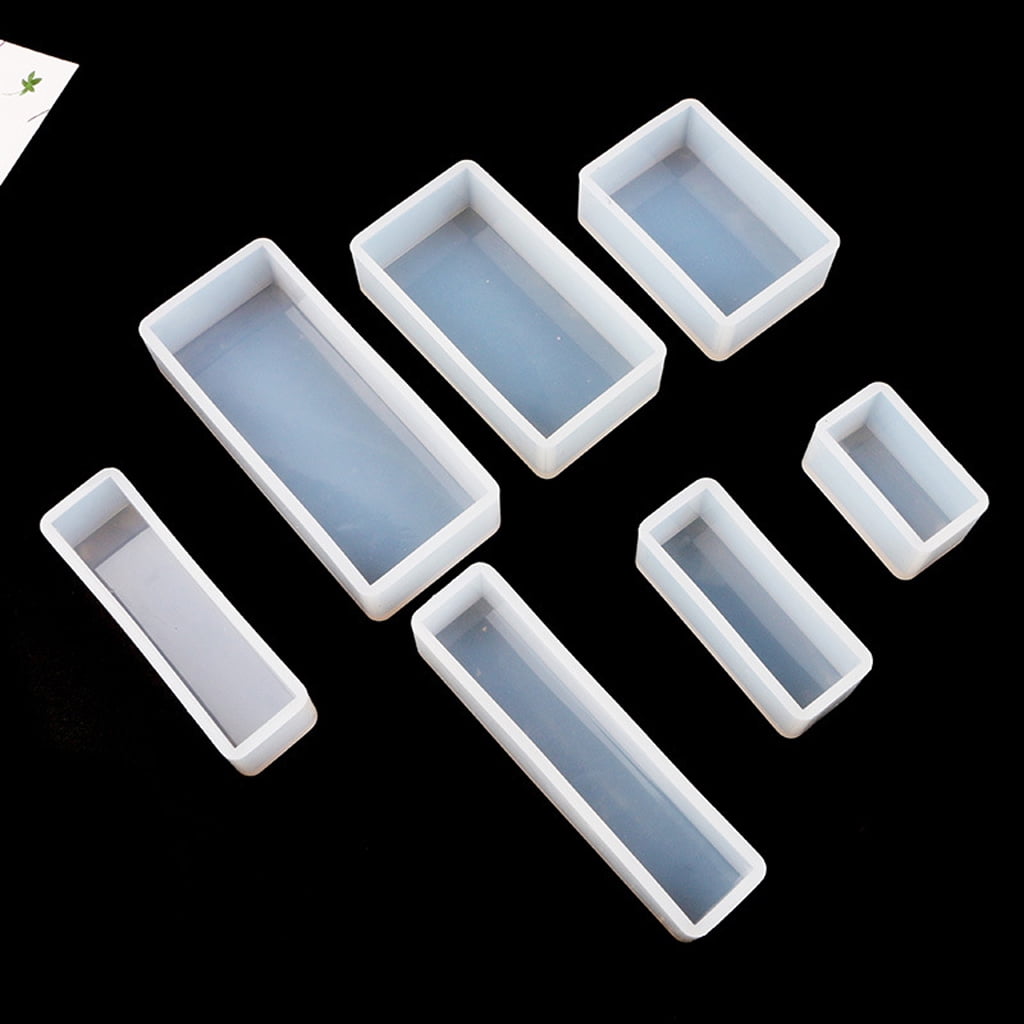WINDLAND Square/Rectangle Resin Molds Silicone Molds for Children Epoxy Resin Casting