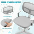 thumbnail image 3 of Pemberly Row Kids Height Children Study Chair w/Auto Brake Casters Gray, 3 of 8