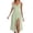 Green, variant on Wdgfv Summer Dresses for Women V Neck Low Back Tie Detail Casual Dress Comfortable Everyday Wear for Spring Summer Fall Seasons
