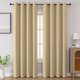 thumbnail image 1 of Juego de cortinas opacas CUCRAF, color beige, 213 cm de longitud, 2 paneles, 1 of 9