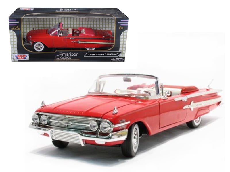 1960 Chevrolet Impala Convertible Red 1 