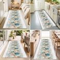 thumbnail image 4 of Hallway Runner Rug 2'x6', Vintage Beach Coastal Kitchen Runner Rugs Non-Slip Carpet Mats, Nautical Shell Starfish Coral Summer Bedside Rugs Runners Washable Floor Carpet for Bathroom Laundry Room, 4 of 8