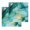 Teal Green, variant on Teal Marble Kitchen Dish Towels for Drying Dishes Set of 2, Abstract Modern Ink Painting Art Waffle Weave Microfiber Hand Tea Bathroom Towels Quick Dry & Absorbent Towel 12x12