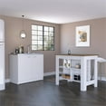 thumbnail image 2 of Pemberly Row 2Pc Kitchen Set Kitchen Island and Utility Sink Cabinet, 2 of 7