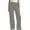 *Gray, variant on ClodeEU Womens Ribbed Wide Leg Pants with Drawstring Waist,Casual Loose Trendy Pant Black,Womens Plus S