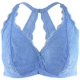 thumbnail image 2 of INC Intimates Light Blue Lace Solid Hook & Eye Everyday Bralette Plus Size: XL, 2 of 5