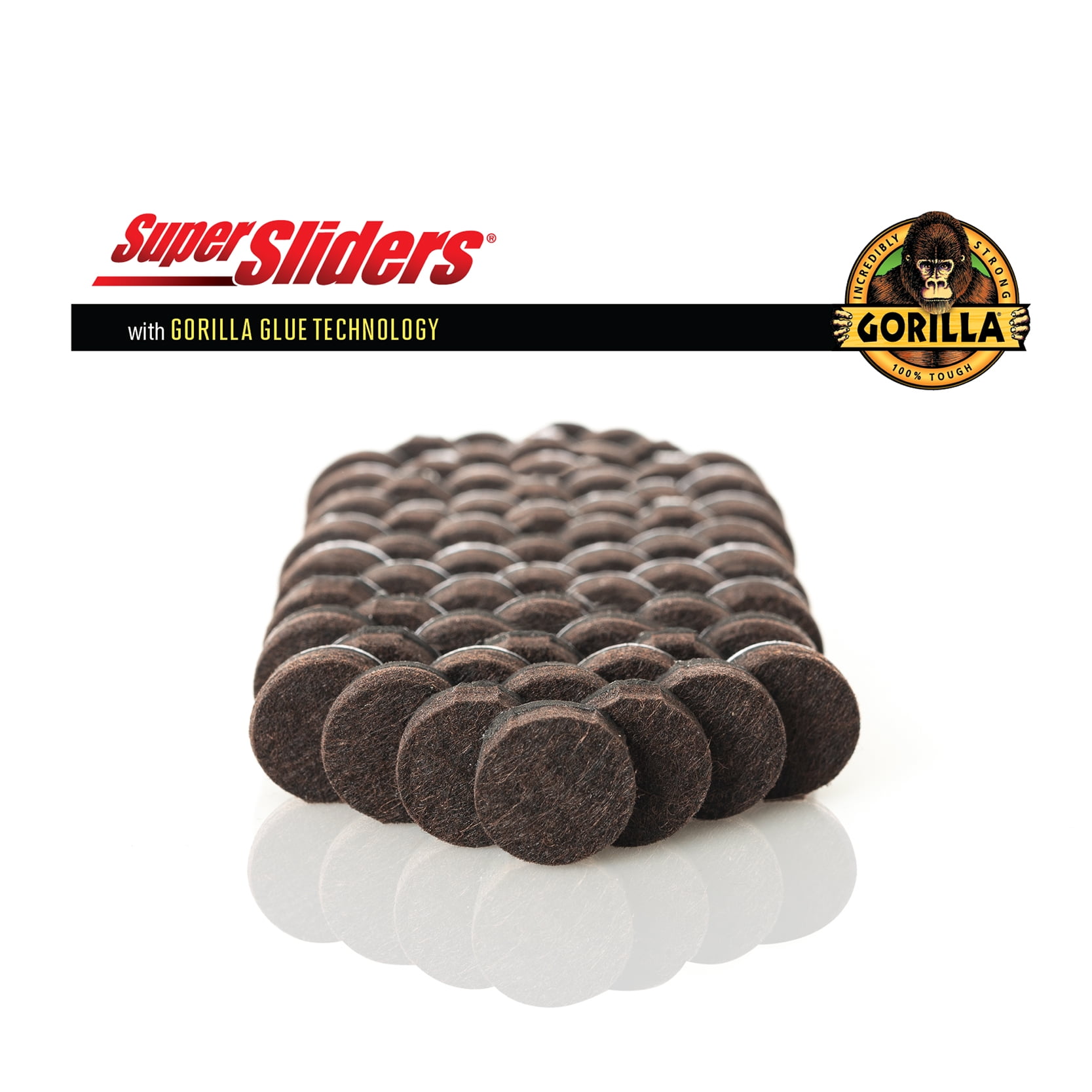 Super Sliders Super Sliders x Gorilla Glue 3/4" Round Felt Pads for