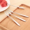 thumbnail image 4 of Stainless Steel Fruit Fork West Cutlery Small Fork Two Tooth Fork Dessert Cake F, 4 of 8