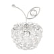 thumbnail image 2 of Adornos de frutas de cristal con diamantes de imitación hechos a mano coleccionables para decoración de escritorio Manzana plateada B, 2 of 6