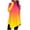 Gold, variant on Women Tunic Tops Turtleneck Long Sleeve Solid Color Irregular Hem Blouse Shirts
