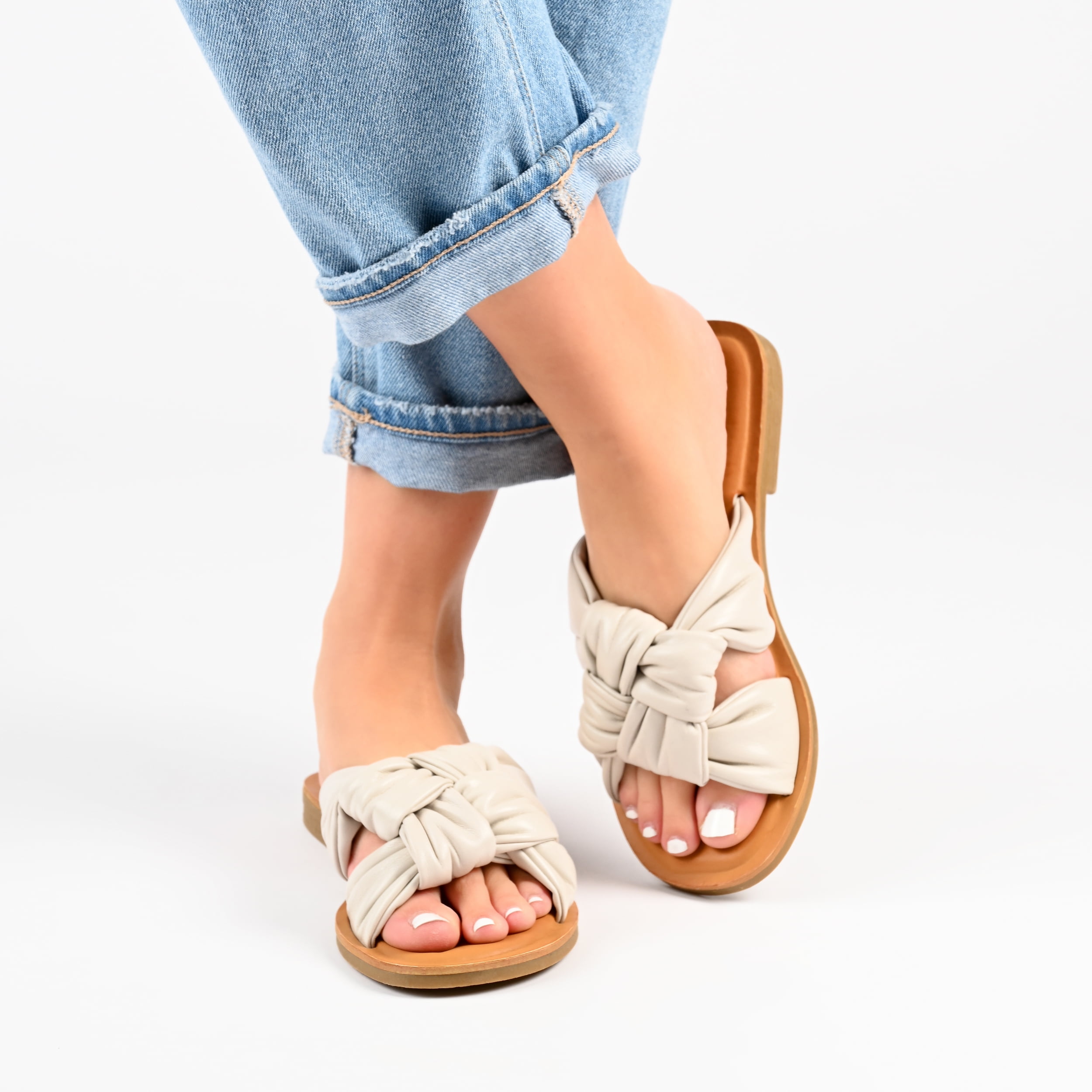 Soludos knotted store slide sandal