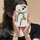 thumbnail image 3 of Funda protectora para lente de cámara con dibujos animados 3D Duck Slide para iPhone 12 13 11 Pro XS Max X XR INS Push Pull a prueba de golpes, 3 of 4