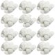 thumbnail image 1 of wonima44 12 Pairs Women's Fuzzy Slippers Bulk Cross Band Open Toe Bridesmaid Slippers Plush Furry Slippers for Bridal and Bachelorette Party Gift, 1 of 1