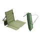 thumbnail image 4 of Silla de piso para playa, asiento para adultos, tumbona plegable resistente con bolsa de transporte para viajes, montañismo, senderismo, camping, etc. Verde, 4 of 8