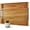 Acacia Wood, variant on 22 Inches Acacia Wood Serving Tray with Black Metal Handles | Large Decorative Wooden Tray for Living Room Kitchen Coffee Table Couch Bed