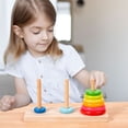 thumbnail image 4 of Torre Arhat Vogacara bloques de construcción premium con anillos de colores material didáctico para niños 10 capas de color, 4 of 6