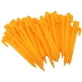 thumbnail image 1 of 40pcs 5.7" Yellow Plastic Garden Stakes Tent Pegs, 1 of 4