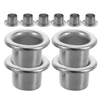 Supvox 20pcs Drum Gas Vent Drum Vent Cap Metal Silver For Release