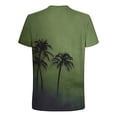 thumbnail image 4 of ZZwxWA Mens Palm Tree T Shirts Summer Tropical Hawaii Ink Graphic Crew Neck Short Sleeve Tees Casual Stylish Vacation Beach Tops, 4 of 5