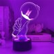 thumbnail image 3 of Luz nocturna LED 3D Kpops que cambia de color para niños con control remoto, 3 of 4