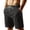 hgg140-Dark Gray, variant on Yaoyar Men's Corduroy Casual Shorts Solid Color Elastic Waistband Drawstring Pockets Vintage Summer Bottoms