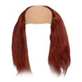 thumbnail image 1 of Peluca de gorro calvo para fiesta de disfraces, peluca con pelo a los lados, larga, calva, científica loca para Halloween, actuación en escenario Rojo, 1 of 8