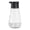 Black, variant on Selrti Glass Oil Vinegar Dispenser, No-Drip Pour Spout, 150ml Clear Oil Sprayer for Soy Sauce and Cooking Oil, Easy-Fill