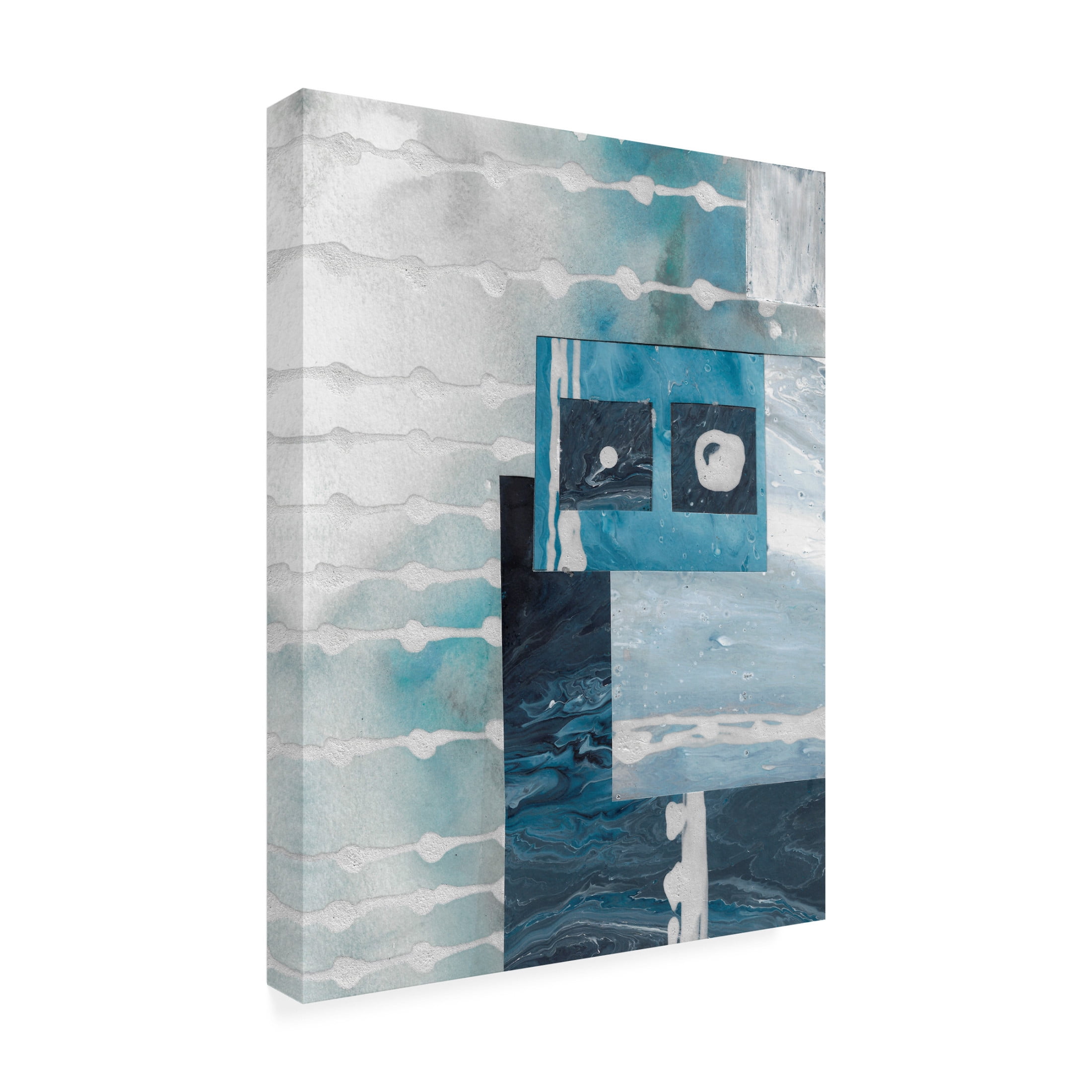 Canvas Wall Art - Maliq 'Make You Sea' Wall Art for Living Room, Bedroom, or Office Décor by Trademark Fine Art - 18 x 24 Inches