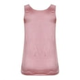 thumbnail image 6 of Womens Silk Satin Tank Tops Summer Tank Shirt Round Neck Sleeveless Blouse Camisole, 6 of 7