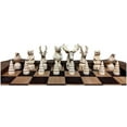 thumbnail image 4 of De Leon Collections FOREST CROWD Woodland Cabin Chess Set, 32 Pieces, 4 of 10
