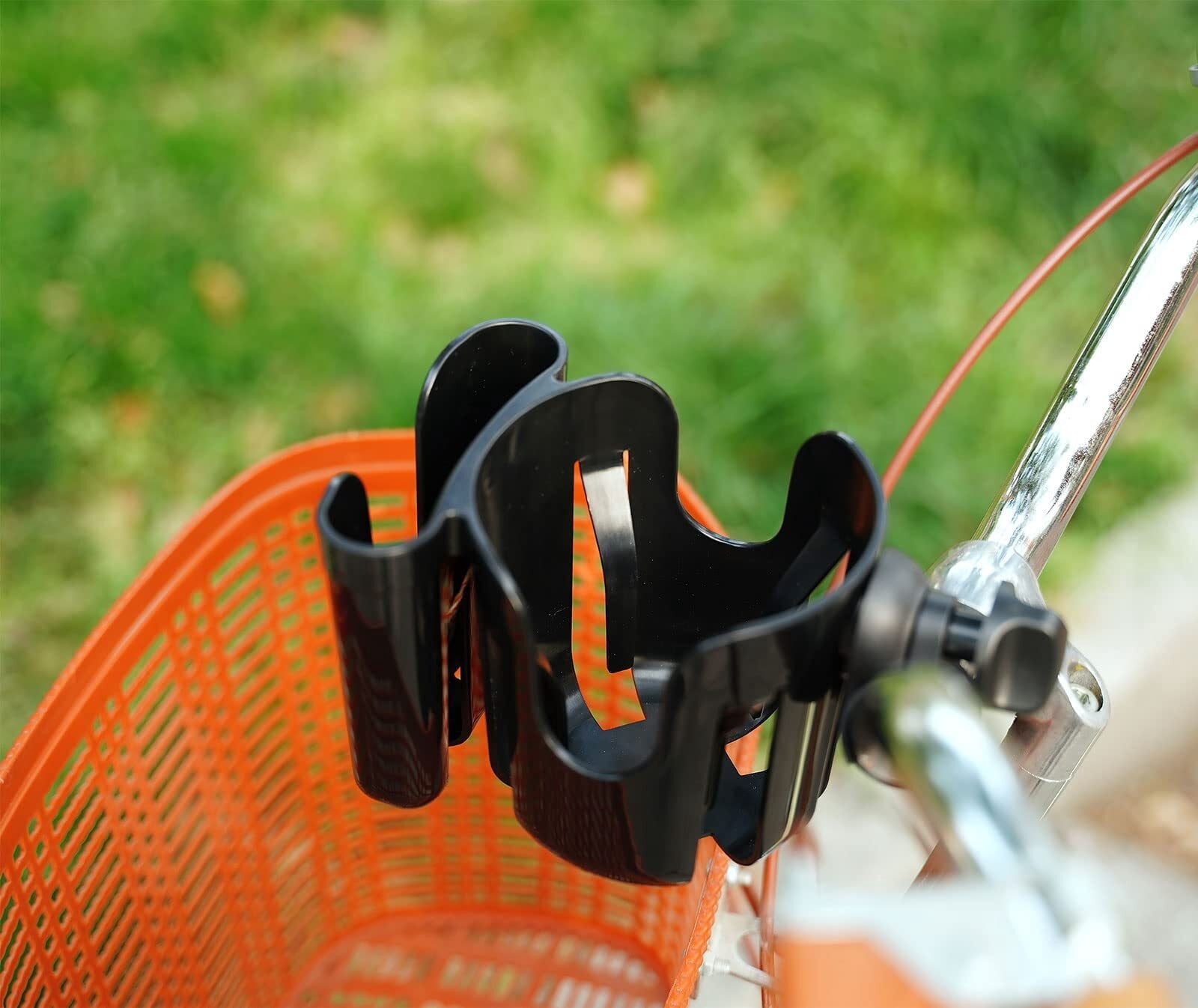 Wheelchair Cup Holder,2 in 1 Universal Stroller Cup Holder Attachment,Bike Cup Holder for Adult Bikes, Cup Holder for Stroller Walker Bike Motorcycle Scooter Bicycle