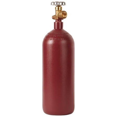 New 20 cu ft Steel Helium Cylinder with CGA580 for Nitrogen or Argon