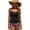 As Pictures Shown, variant on DHFJKG Floral Tankini Swimsuits For Women Two Piece Bathing Suit Ribbed Scoop Neck Spaghetti Strap Top Shorts Bottom Comfort Beachwear