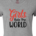 thumbnail image 4 of Inktastic Girls Rule the World Women's T-Shirt, 4 of 5