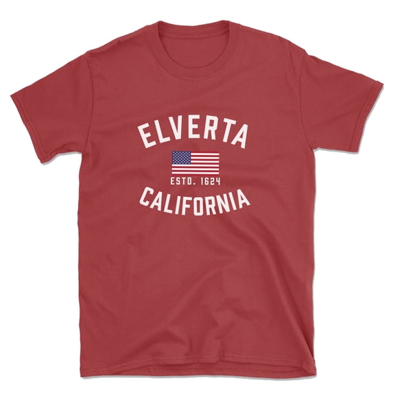 Elverta California Patriot Men's Cotton T-Shirt